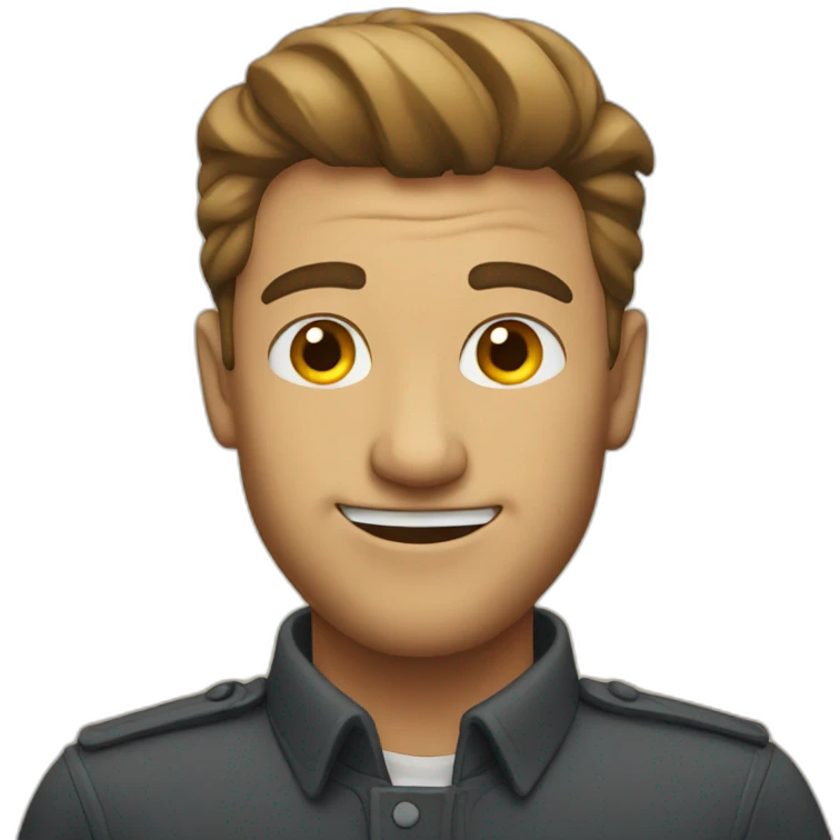 man who winks emoji