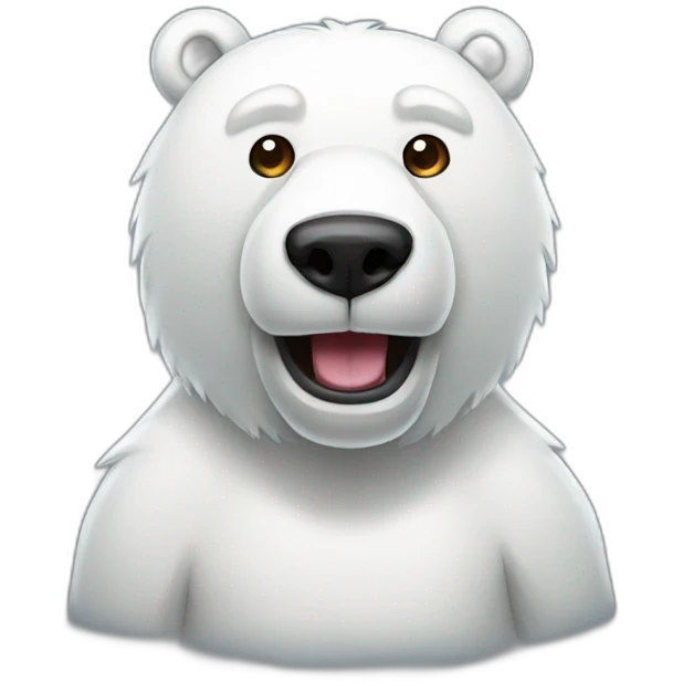 Gamer polarbear emoji