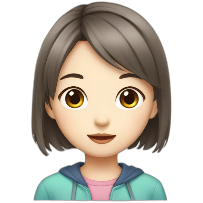 cute girl Taiwanese emoji