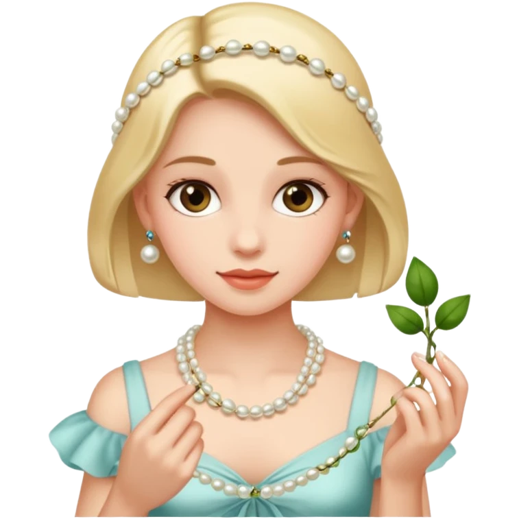 Pearl String Girl emoji