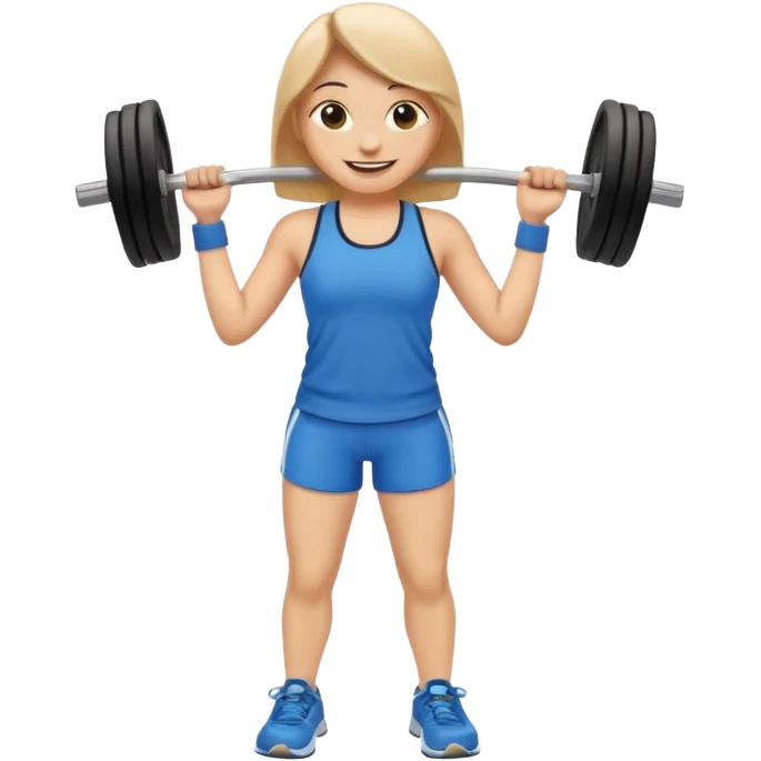 Emoji wearing gym clothing emoji