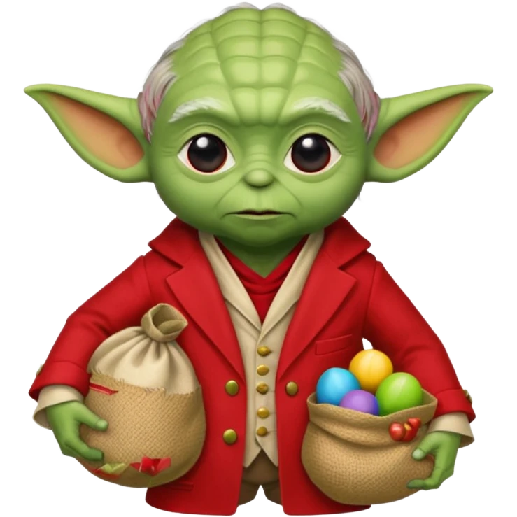 yoda santa emoji