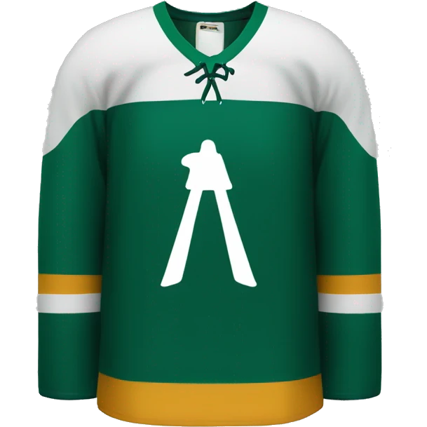 same hockey jersey dark green color emoji