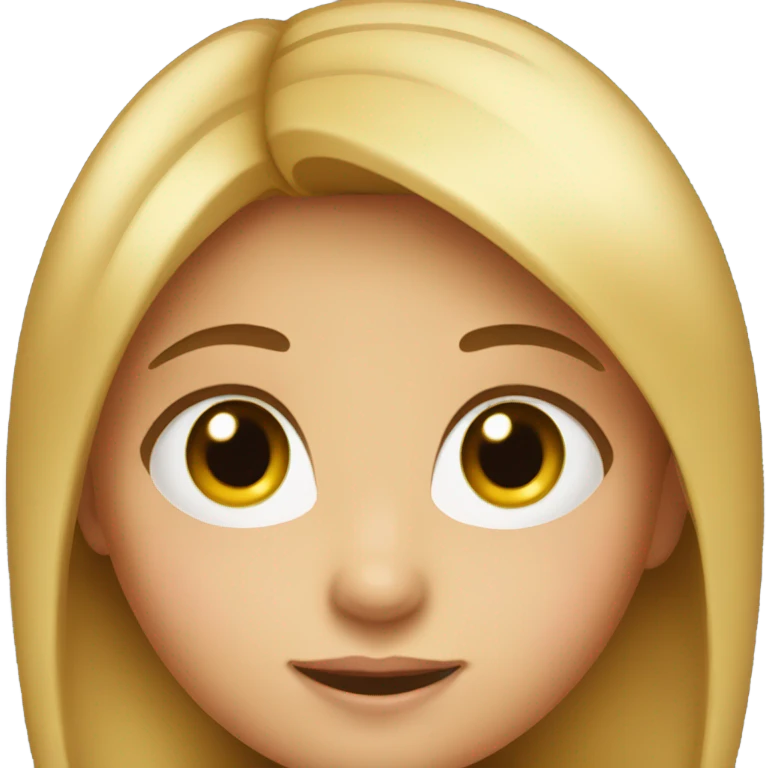 Girl with big cheeks  emoji