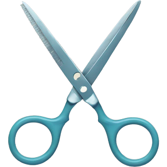 Two scissors In each other  emoji