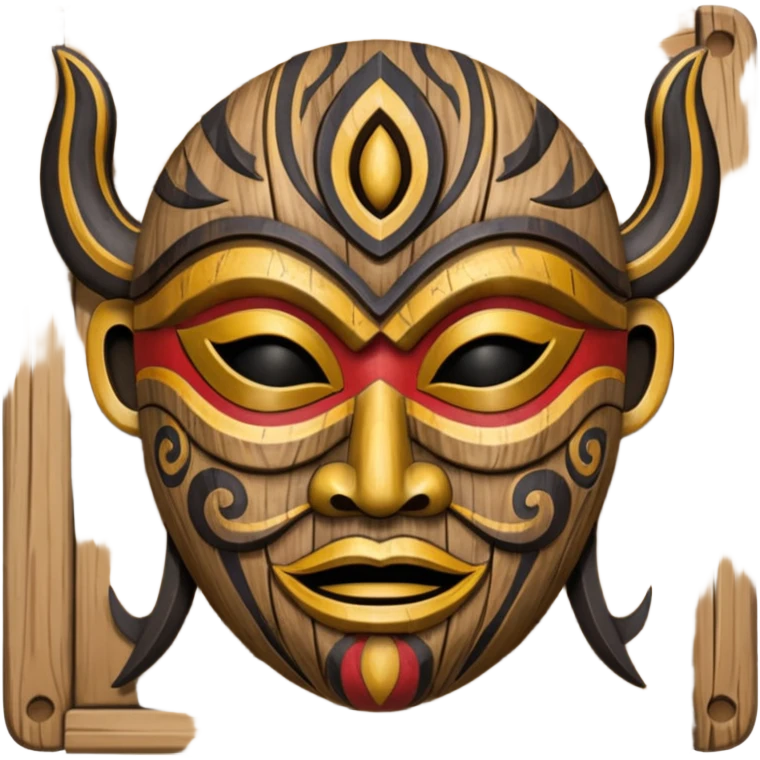 tribal mask emoji