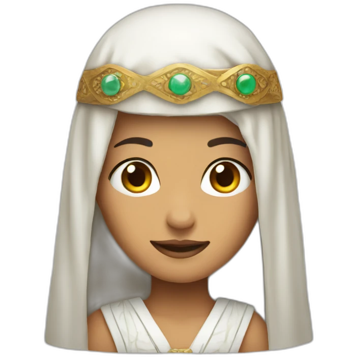 A person wearing a traditional Arab headdress and headband emoji