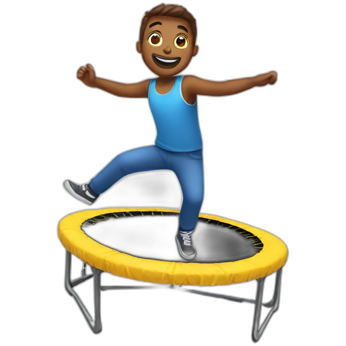Trampoline Man emoji