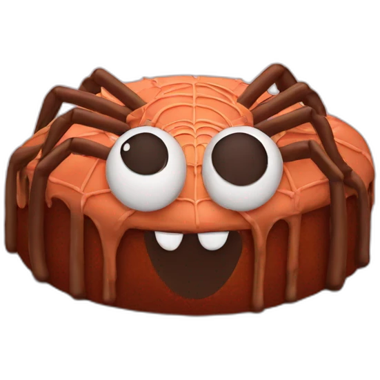 spider cake emoji