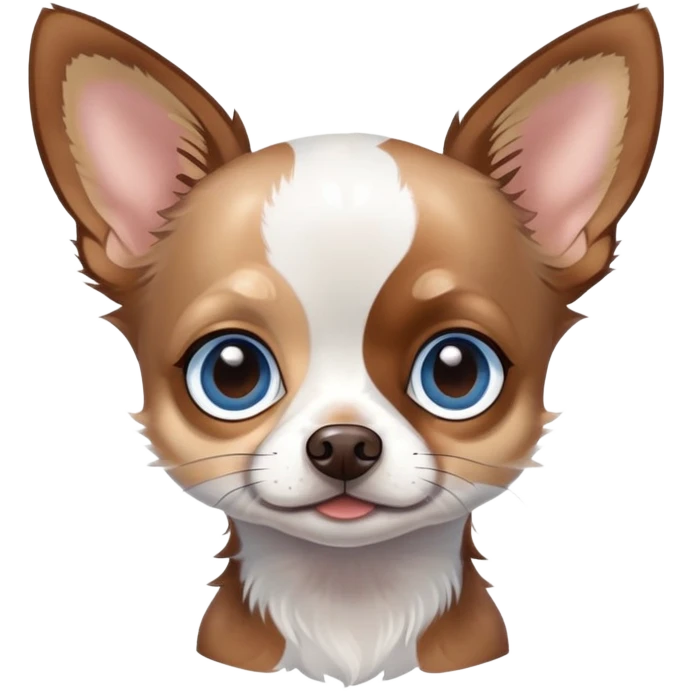 Merle chihuahua blue eye emoji