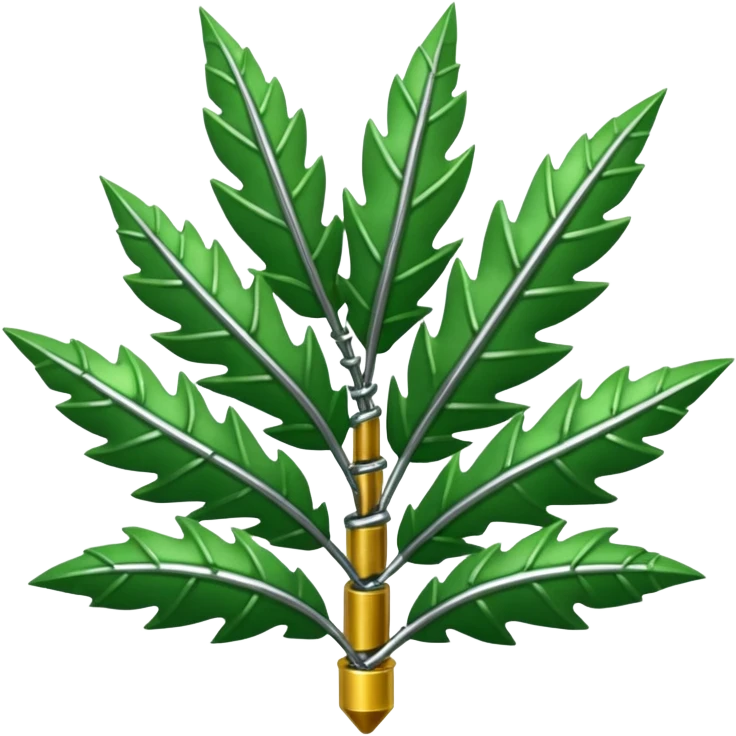 quiero una fucion de pernos y hojas de arbol ahi esta un referente emoji