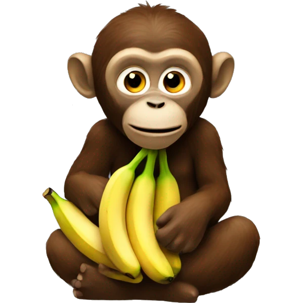 affe mit banane emoji