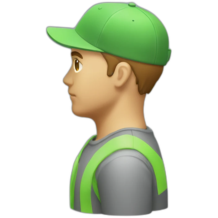 Isometric cap emoji