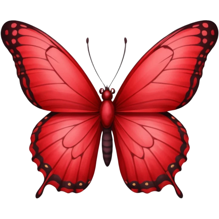 UNA BUTTERFLY FANTASY. DEBE TENER ESTE TONO/COLOR APROX: #BF1736 emoji