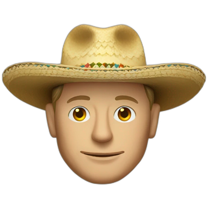 Daniel Craig wearing a sombrero emoji