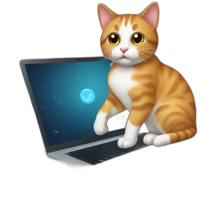 cat-coding-on-a-laptop emoji
