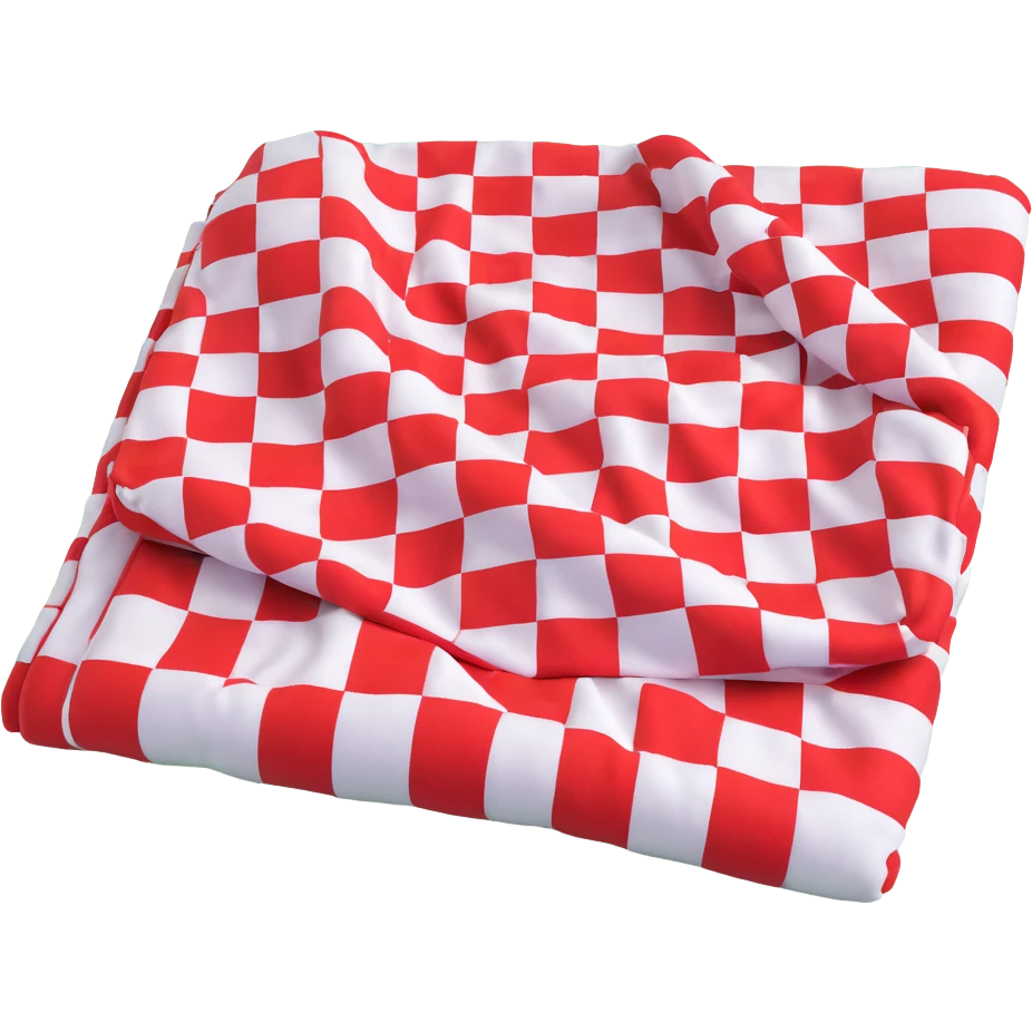 picnic with red and white checkered blanket emoji