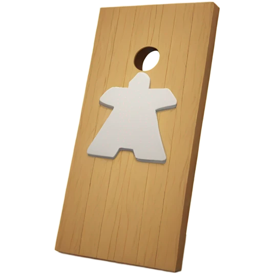 Cornhole emoji