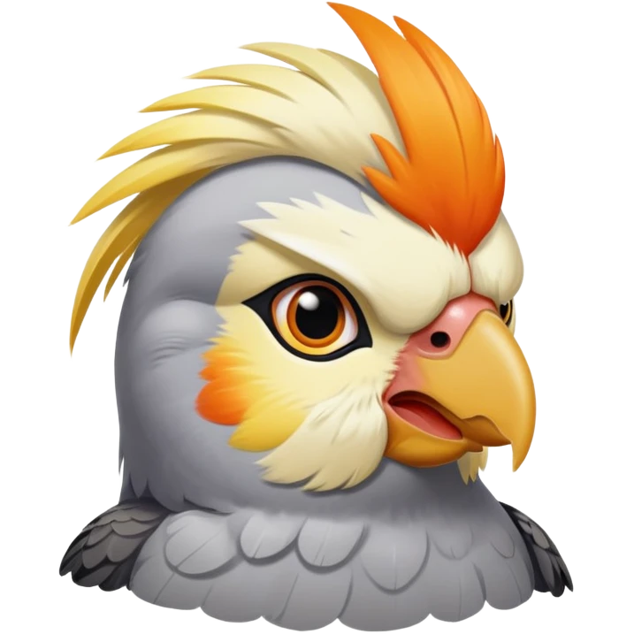 cockatiel bird emoji