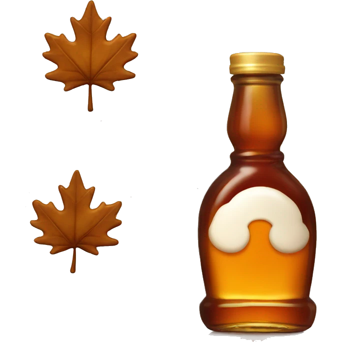Maple syrup emoji