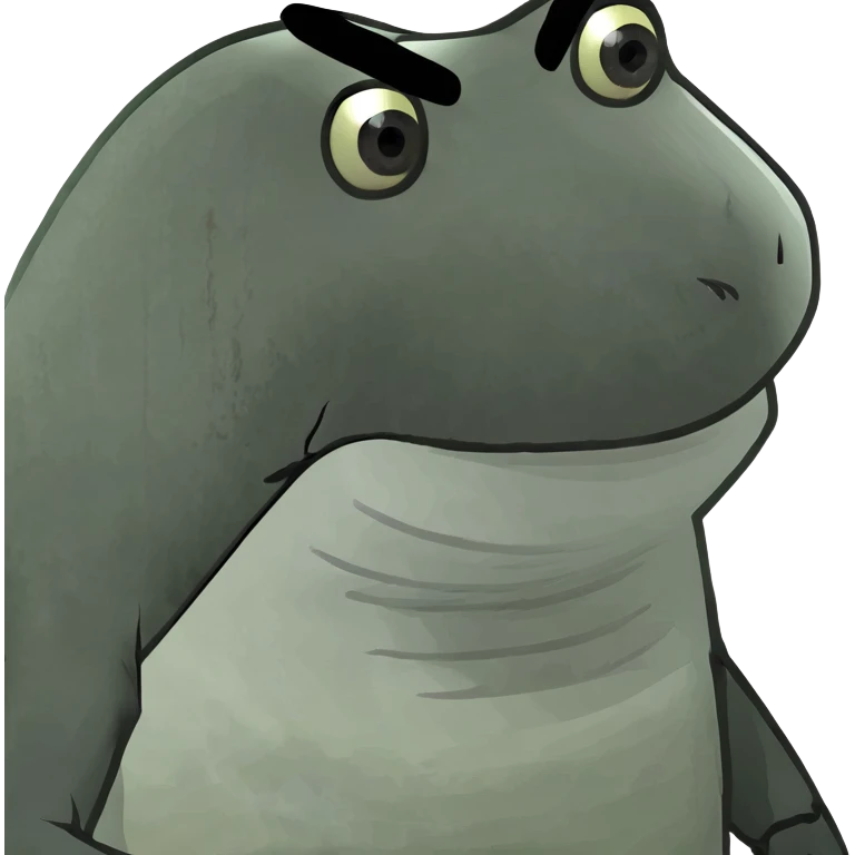 Shark with a muscular chest emoji