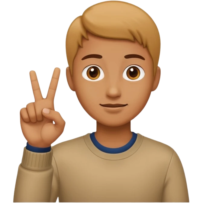 El hareketi olan nah emoji