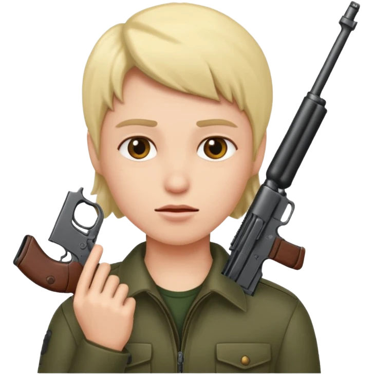 A person with a gun to their head emoji