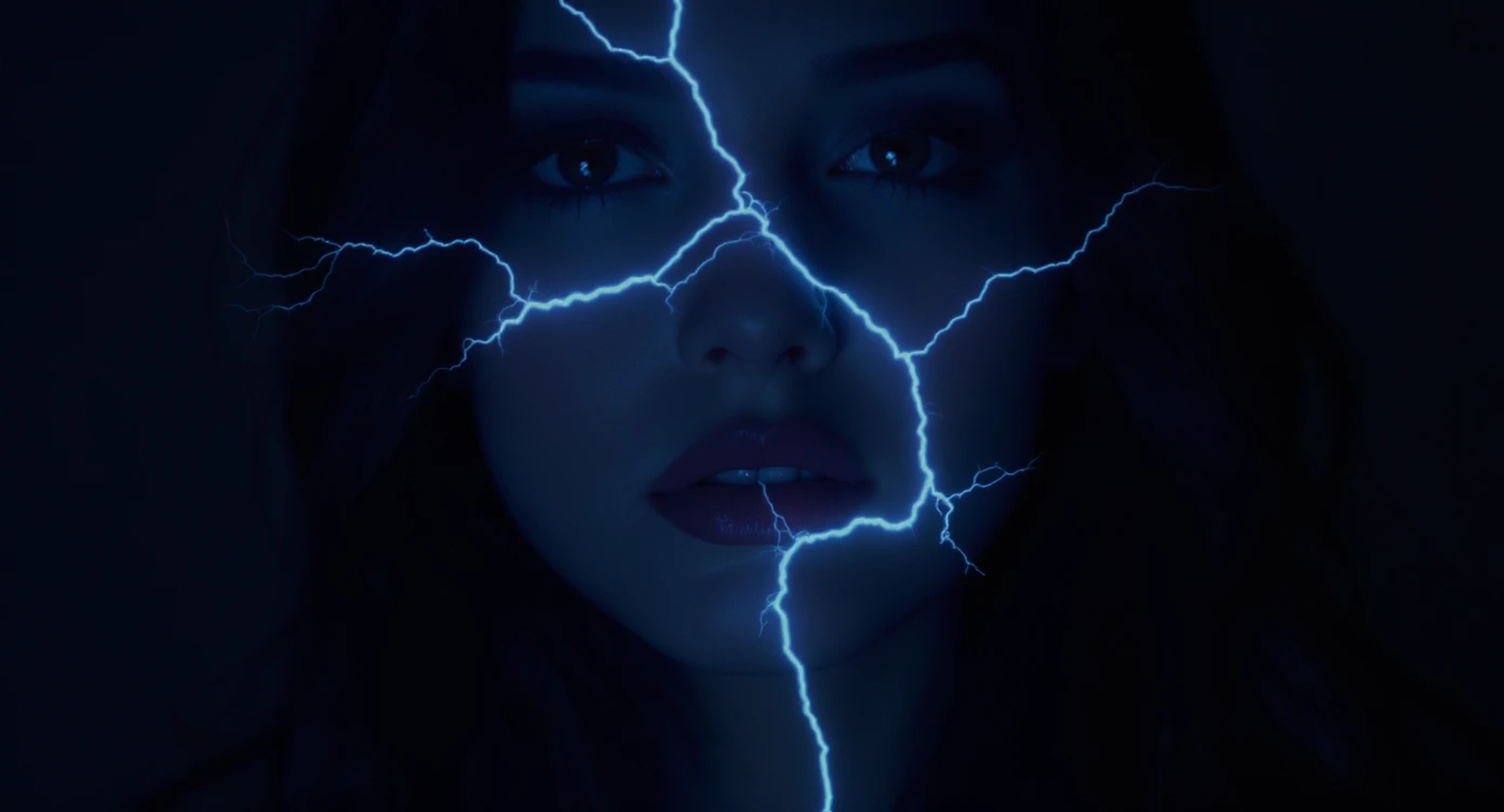 Closeup photo of a beautifull woman, low key light, cinematic lightning emoji