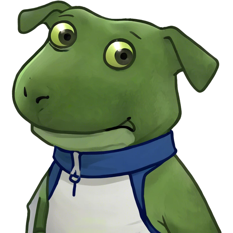 Dog wearing a hodgepodge  emoji
