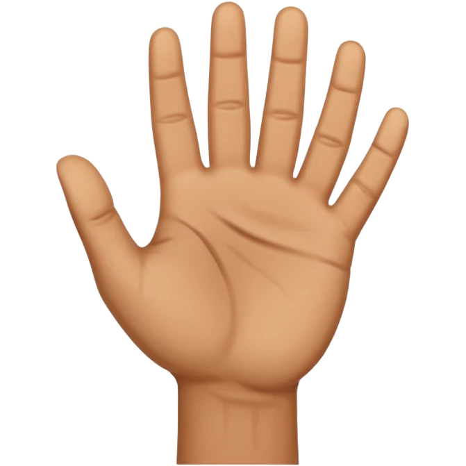 men’s right hand emoji