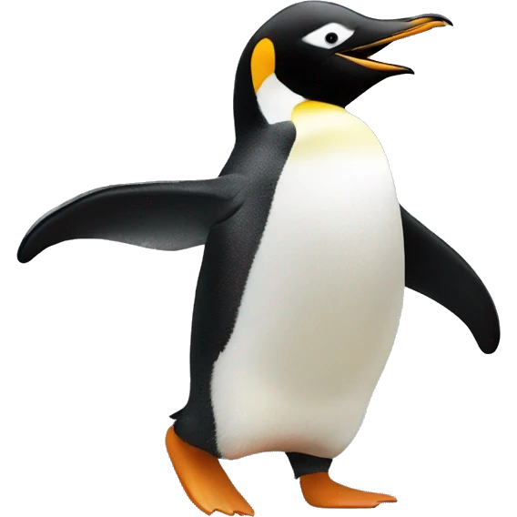 Pinguin qui danse emoji