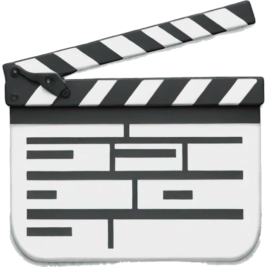 clapperboard emoji