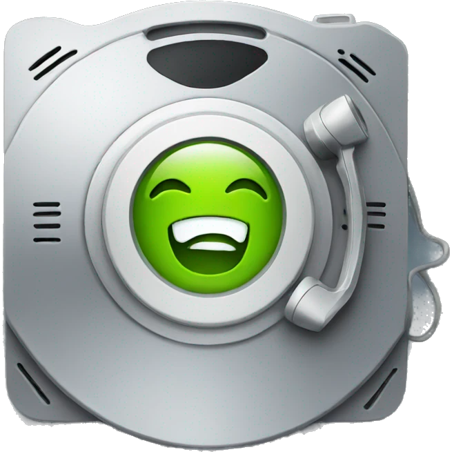 record with a phone emoji