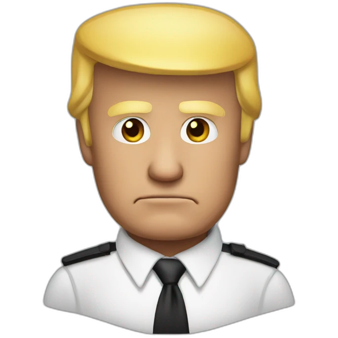 donald-trump-arrested emoji