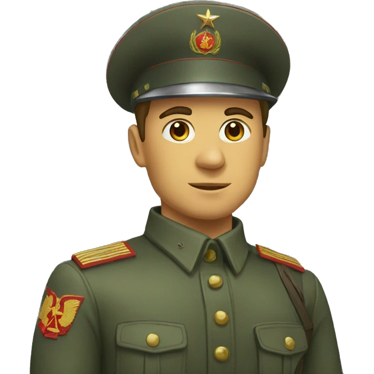 the USSR Soldier emoji