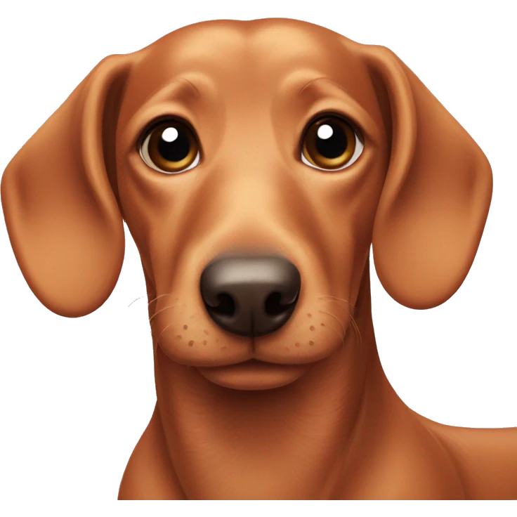 Dachshund. Valentine’s  emoji