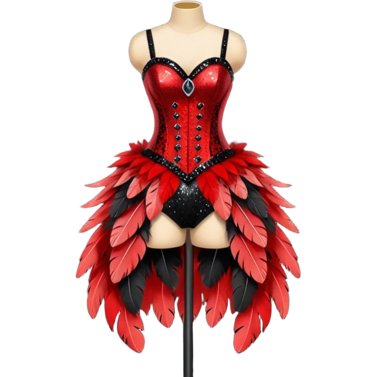 burlesque costume emoji