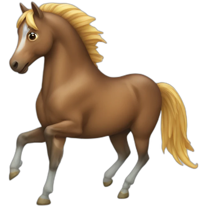 Fish horse emoji