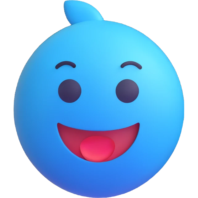 Blue check emoji emoji