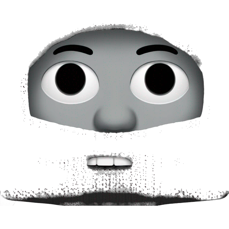 kanye with a black balaclava in black mask and silver grillz on teeth emoji