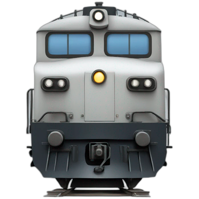 russian train, frontal view emoji
