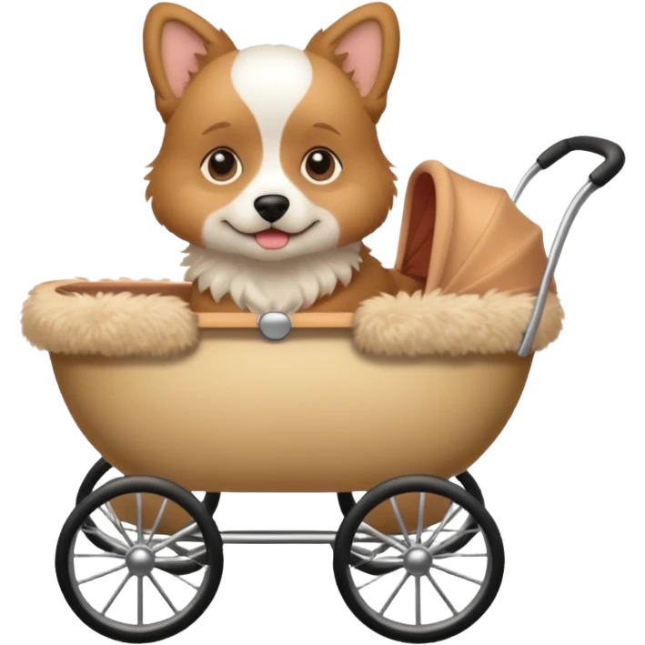 another dog in a pram emoji