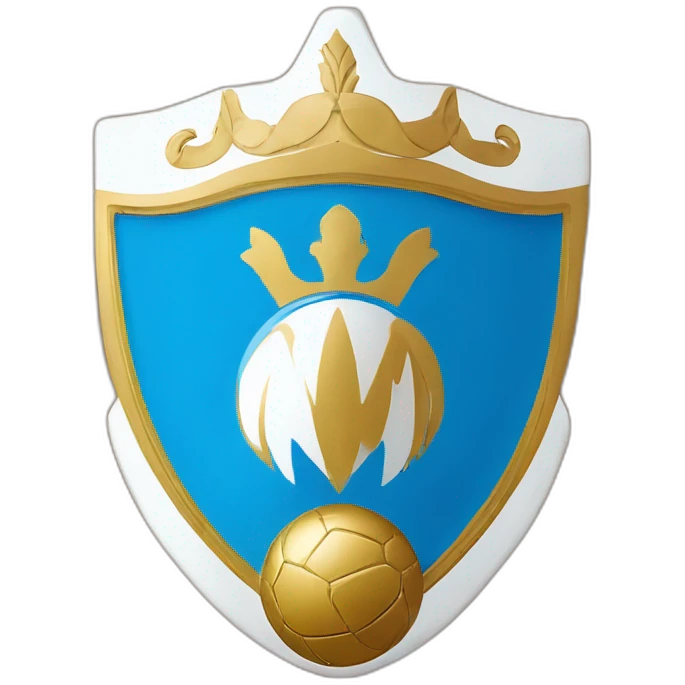 Logo of the French team Olympique de Marseille emoji