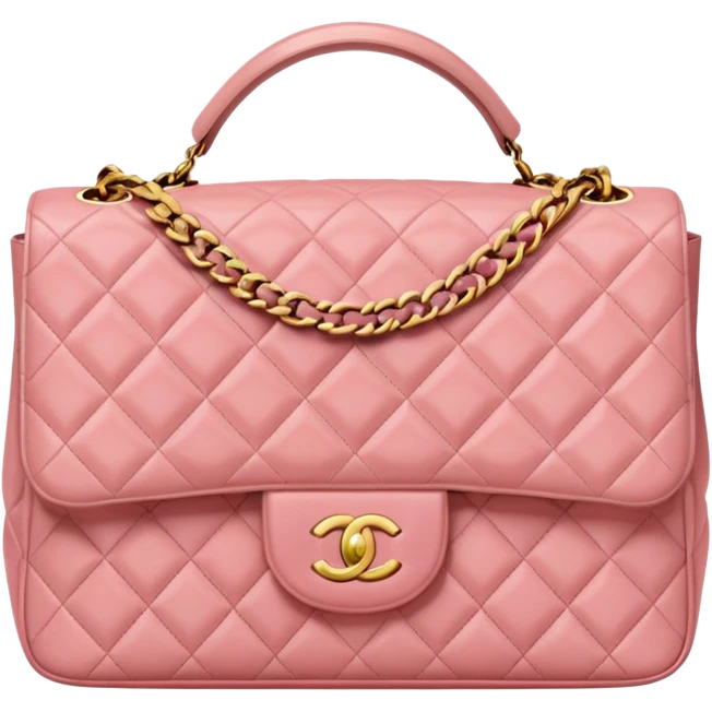 A light pink Chanel bag emoji