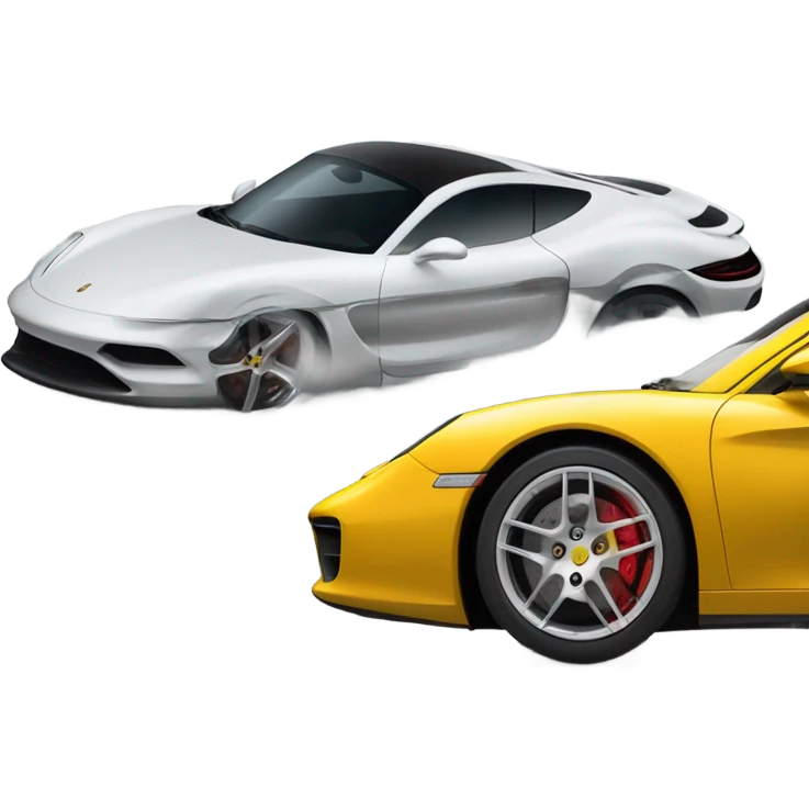 Porsche an Ferrari emoji