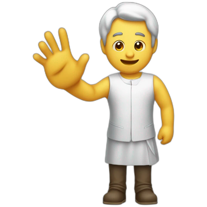 Une main avec un pouce levé, signe ok  emoji