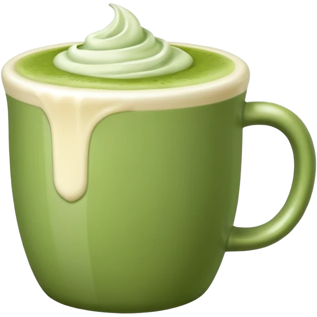 matcha latte real emoji