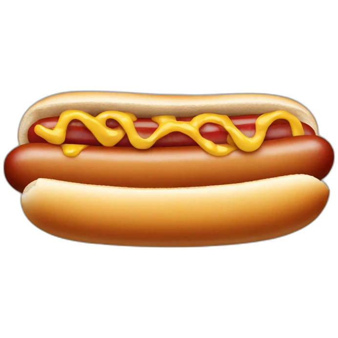 big nasty hot dog emoji