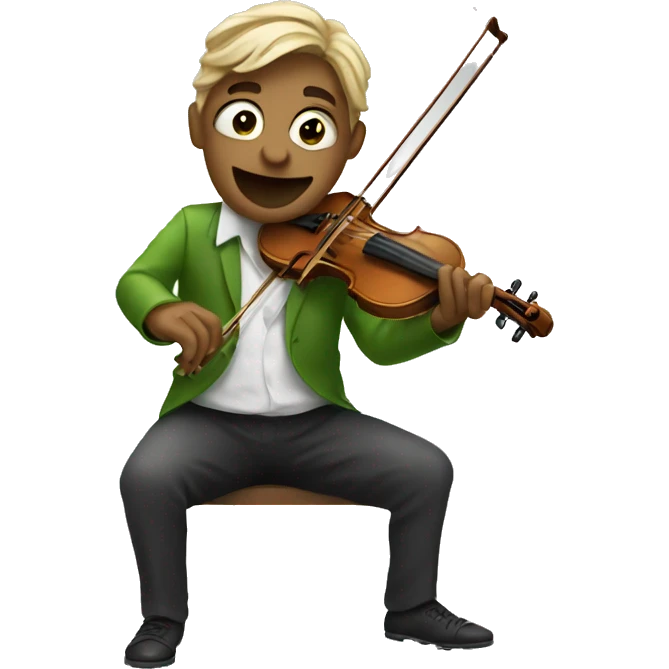 Cricket playing violin emoji