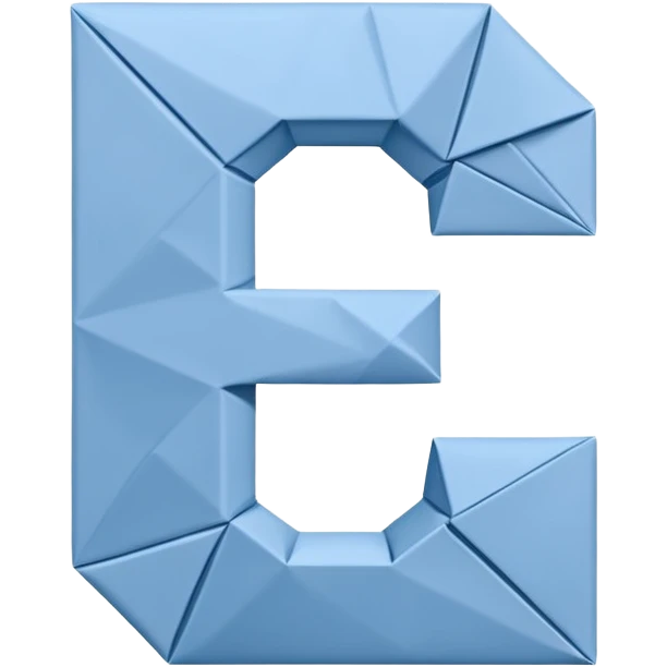Origami de la lettre G emoji